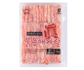 붉은대게 3단 혼합살 (다리살+파지살) 700g